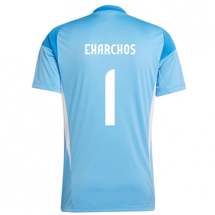 Danxen Kinder Alexandros Exarchos #1 Trikot Tiefblauer Himmel Torwarttrikot 2025/26 Schweiz