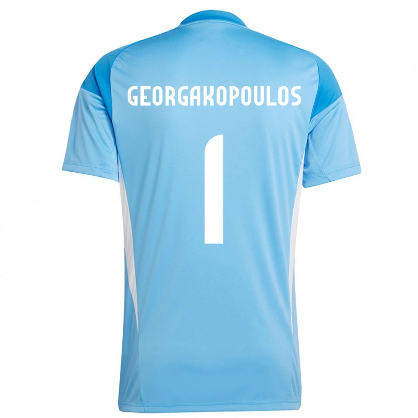 Danxen Kinder Iason Georgakopoulos #1 Trikot Tiefblauer Himmel Torwarttrikot 2025/26 Schweiz