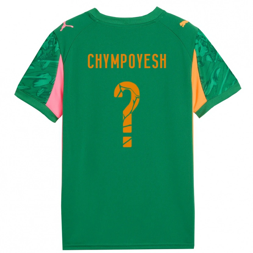 Danxen Kinder Vladyslav Chympoyesh #0 Trikot Grün Orange Pink Torwarttrikot 2025/26 Schweiz