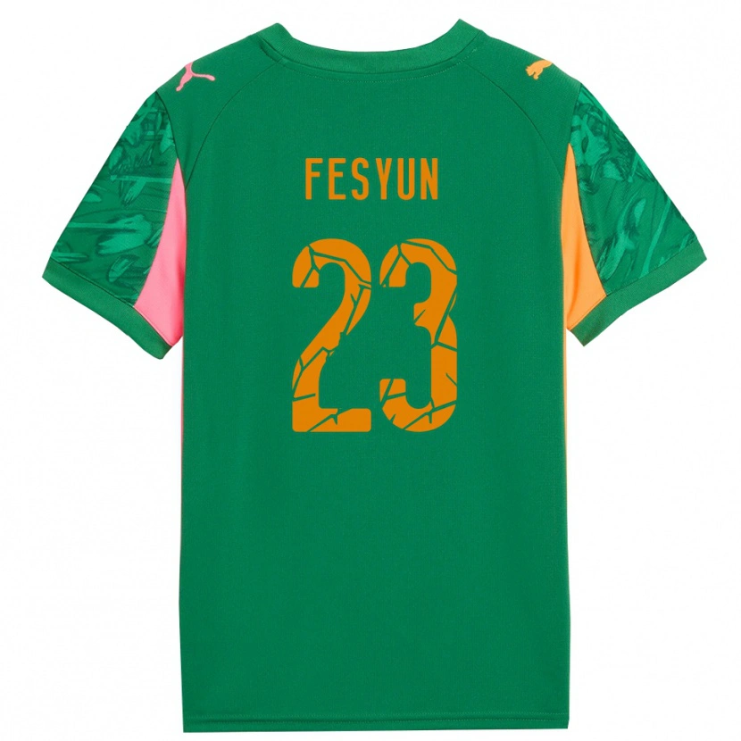 Danxen Kinder Kiril Fesyun #23 Trikot Grün Orange Pink Torwarttrikot 2025/26 Schweiz