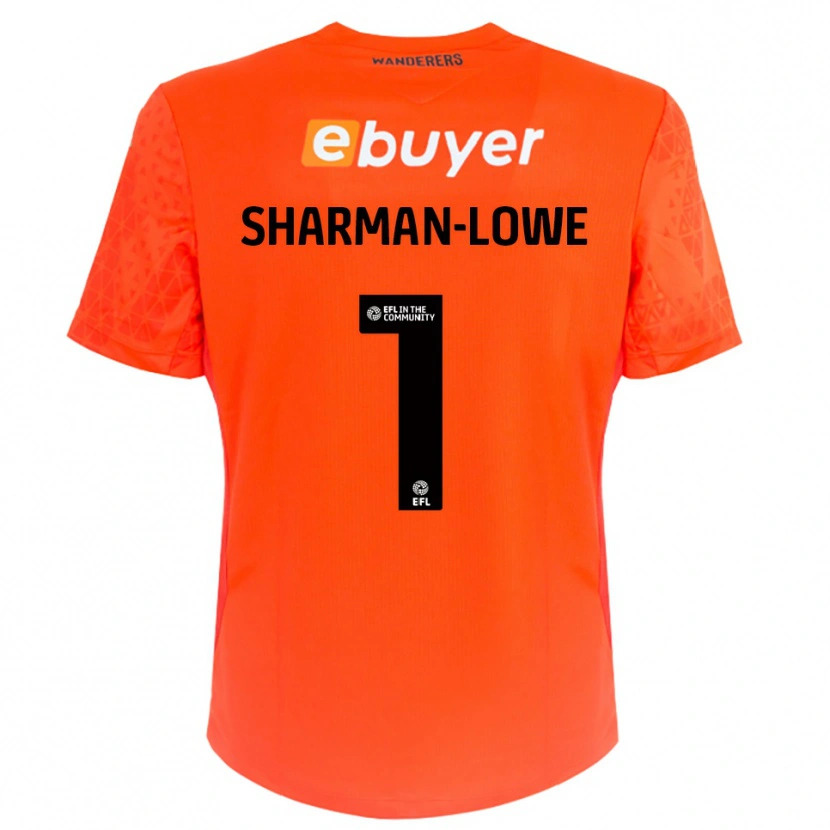 Danxen Kinder Teddy Sharman-Lowe #1 Trikot Orange Schwarz Torwarttrikot 2025/26 Schweiz