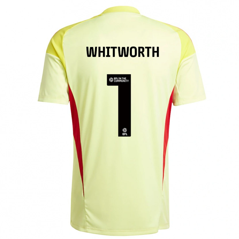 Danxen Kinder Joe Whitworth #1 Trikot Hellgelb Torwarttrikot 2025/26 Schweiz
