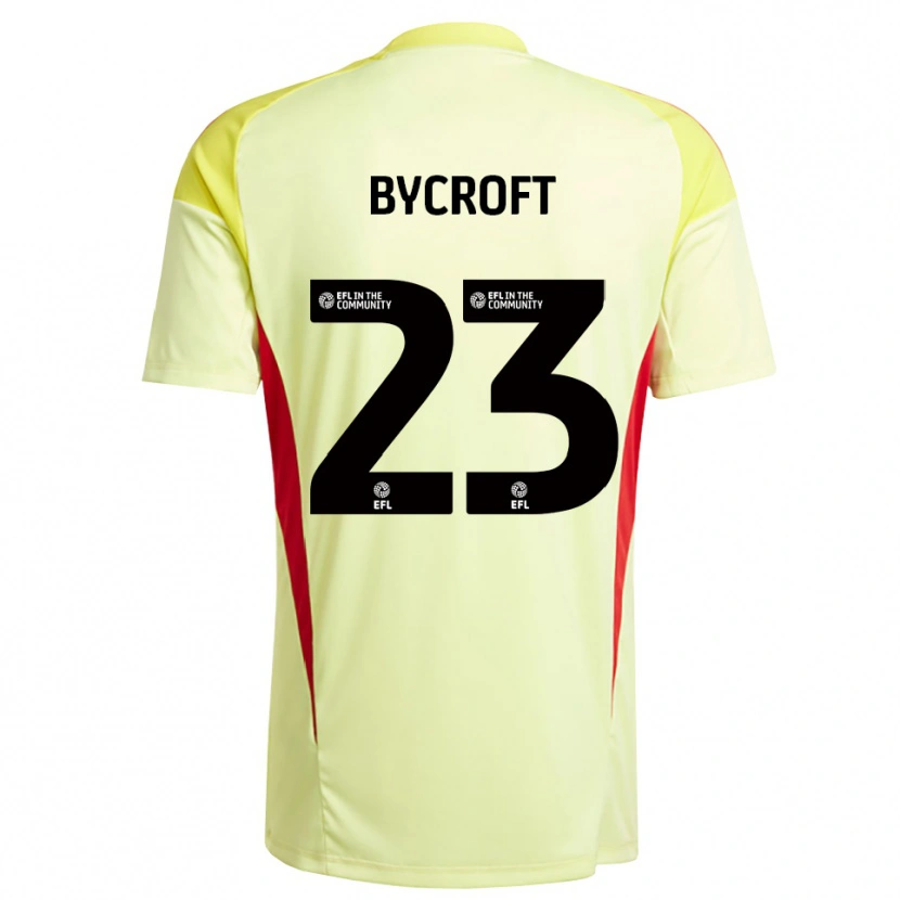 Danxen Kinder Jack Bycroft #23 Trikot Hellgelb Torwarttrikot 2025/26 Schweiz