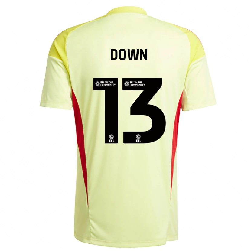 Danxen Kinder Sam Down #13 Trikot Hellgelb Torwarttrikot 2025/26 Schweiz