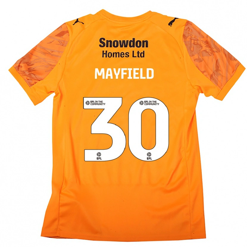 Danxen Kinder Holly Mayfield #30 Trikot Orange Schwarz Torwarttrikot 2025/26 Schweiz