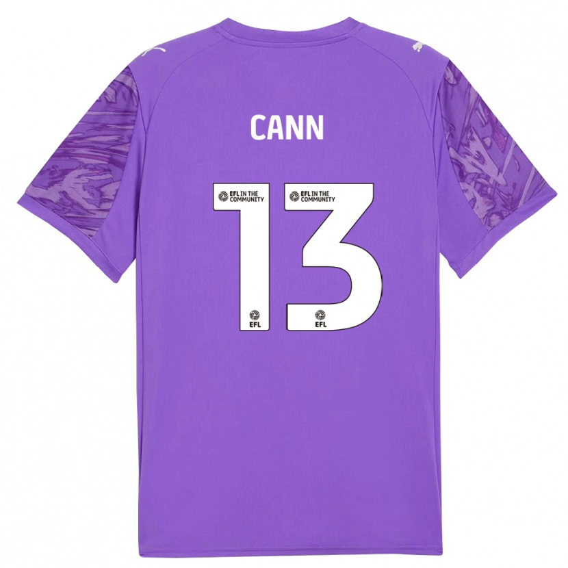 Danxen Kinder Ted Cann #13 Trikot Lila Weiß Torwarttrikot 2025/26 Schweiz