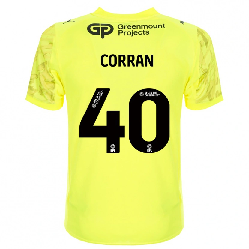 Danxen Kinder Matthew Corran #40 Trikot Leuchtendes Grün Schwarz Torwarttrikot 2025/26 Schweiz