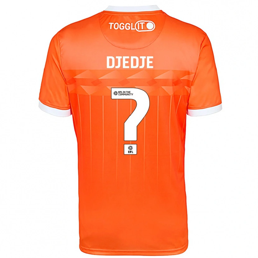 Danxen Kinder Eterne Djedje #0 Trikot Orange Weiß Torwarttrikot 2025/26 Schweiz