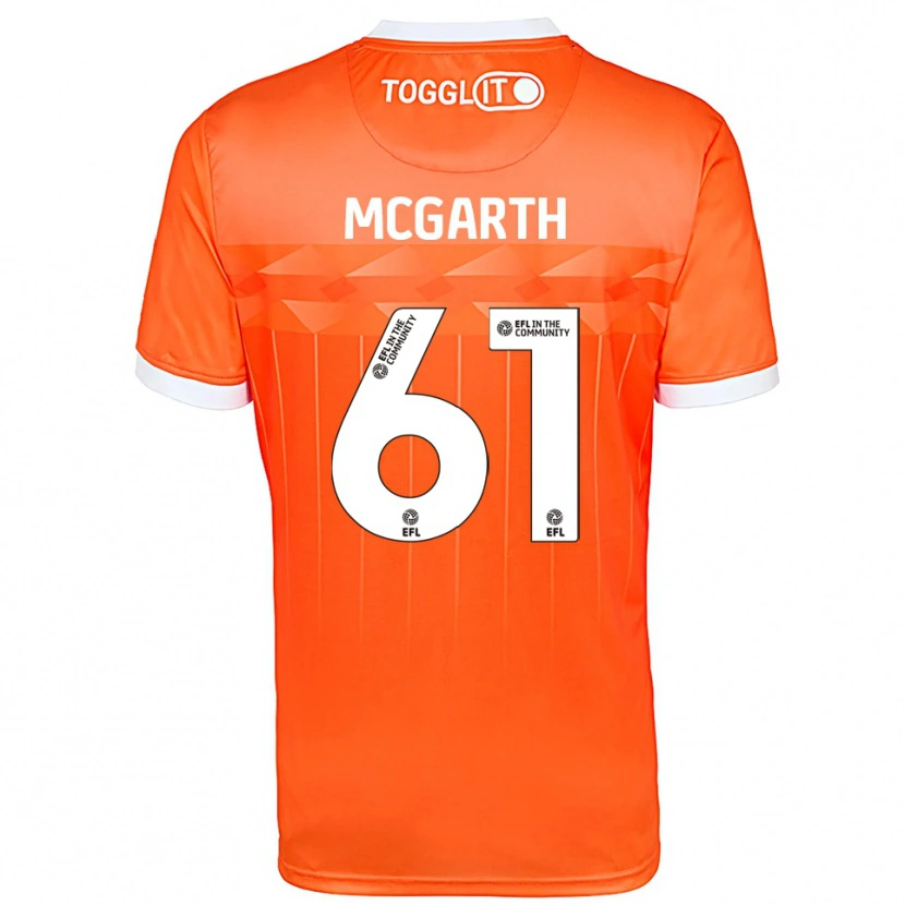 Danxen Kinder Ethan McGarth #61 Trikot Orange Weiß Torwarttrikot 2025/26 Schweiz