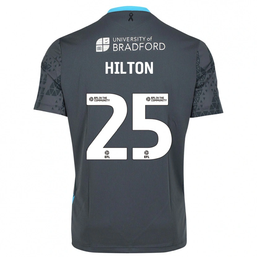 Danxen Kinder Joe Hilton #25 Trikot Schwarzgrau Torwarttrikot 2025/26 Schweiz