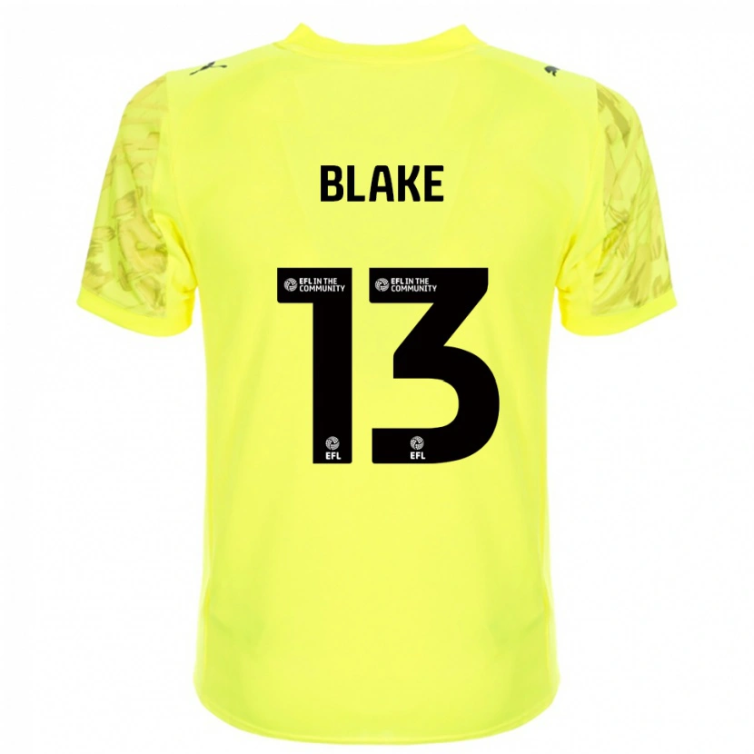 Danxen Kinder Billy Blake #13 Trikot Gelb Schwarz Torwarttrikot 2025/26 Schweiz