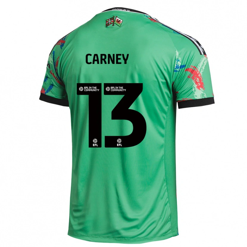 Danxen Kinder Jacob Carney #13 Trikot Grün Rot Torwarttrikot 2025/26 Schweiz