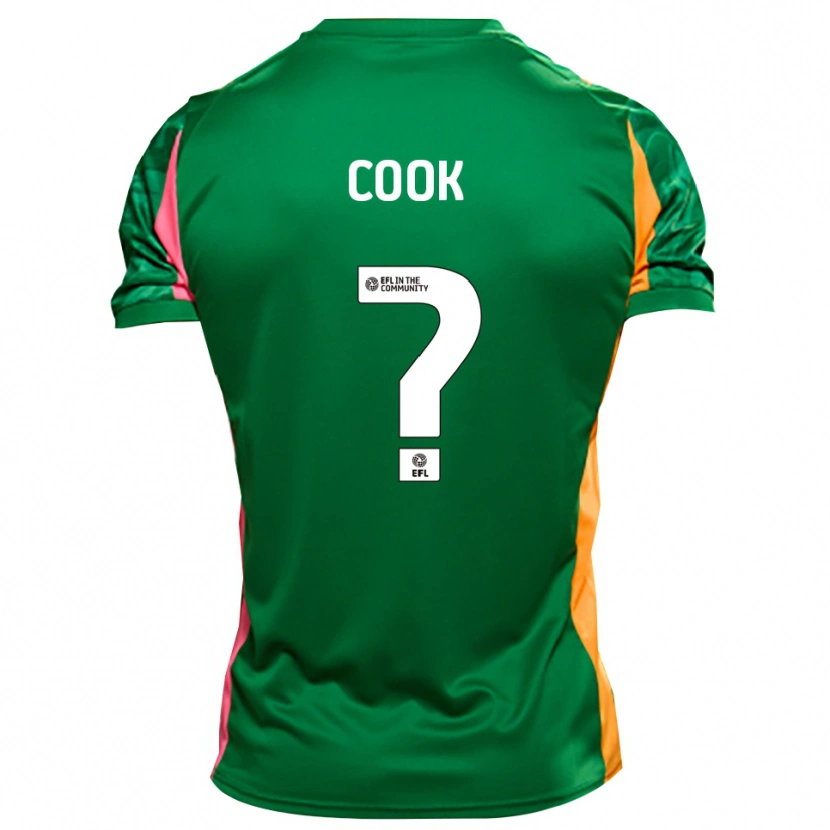 Danxen Kinder Cook #0 Trikot Grün Orange Torwarttrikot 2025/26 Schweiz