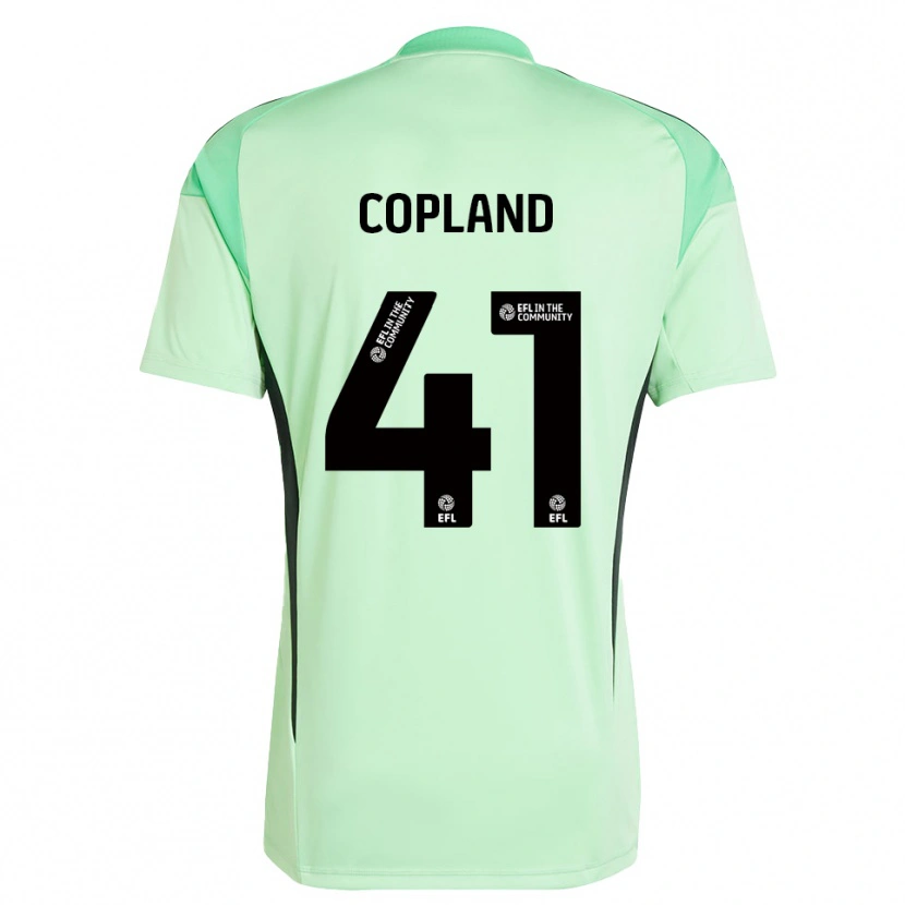 Danxen Kinder Jack Copland #41 Trikot Hellgrün Schwarz Torwarttrikot 2025/26 Schweiz
