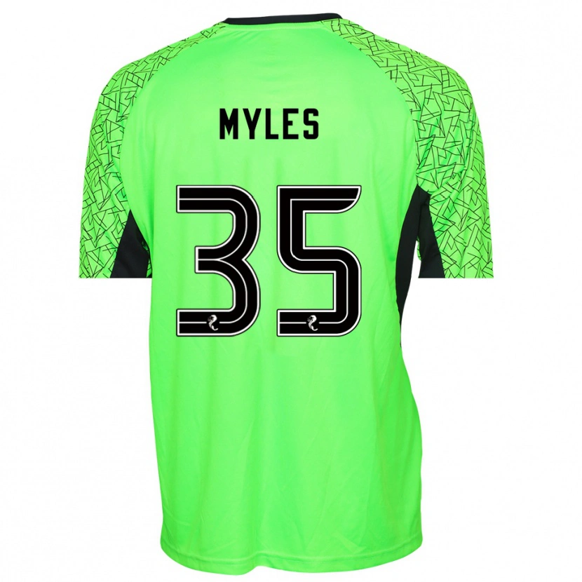 Danxen Kinder Evan Myles #35 Trikot Grün Schwarz Torwarttrikot 2025/26 Schweiz