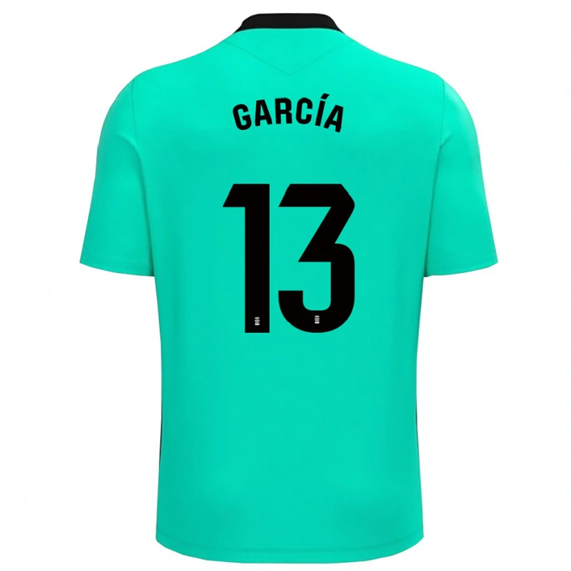 Danxen Kinder Lucho García #13 Trikot Grün Schwarz Torwarttrikot 2025/26 Schweiz