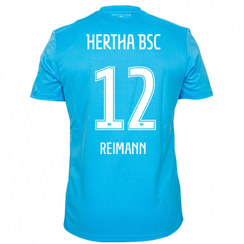 Danxen Kinder Emma Reimann #12 Trikot Hellblau Weiß Torwarttrikot 2025/26 Schweiz