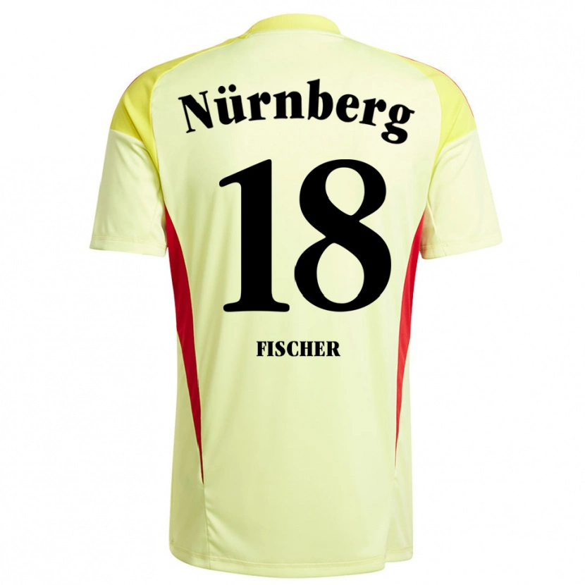 Danxen Kinder Jonas Fischer #18 Trikot Gelb Schwarz Torwarttrikot 2025/26 Schweiz