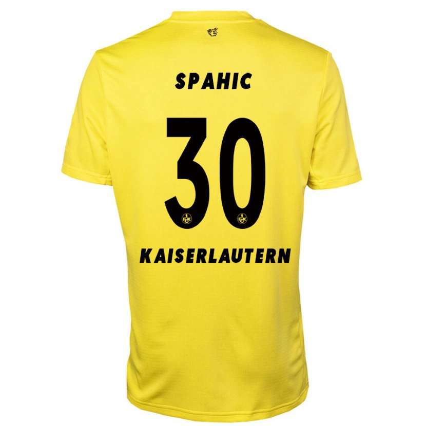 Danxen Kinder Avdo Spahic #30 Trikot Gelb Schwarz Torwarttrikot 2025/26 Schweiz