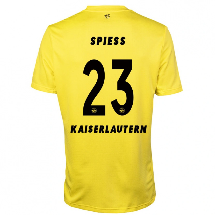 Danxen Kinder Louis Spieß #23 Trikot Gelb Schwarz Torwarttrikot 2025/26 Schweiz