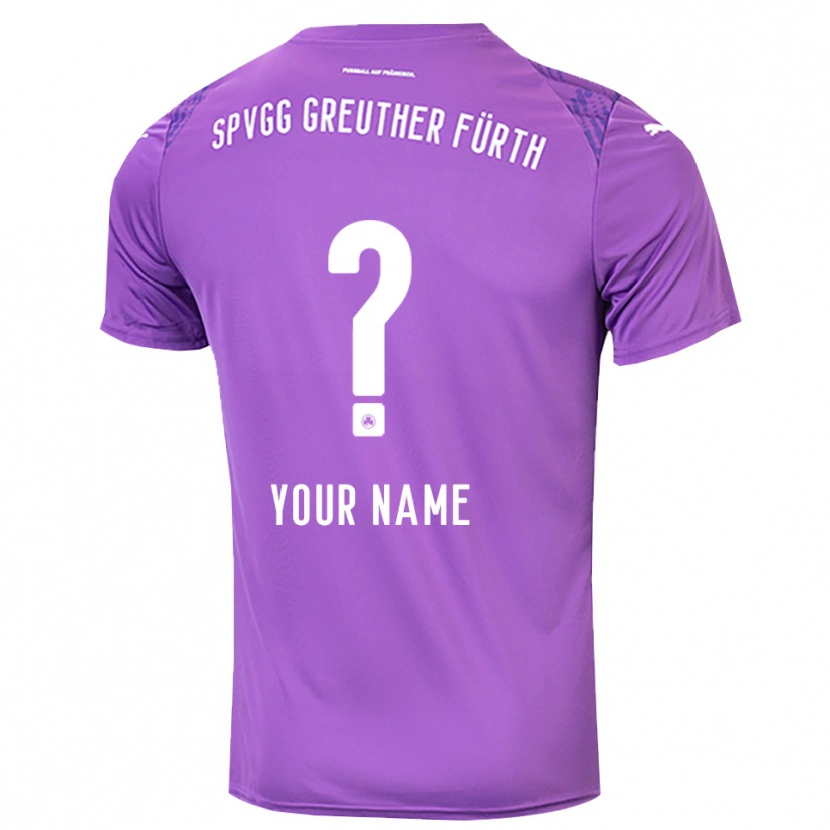 Danxen Kinder SpVgg Greuther Fürth Trikot Lila Weiß Torwarttrikot 2025/26 Schweiz