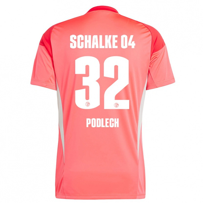Danxen Kinder Luca Podlech #32 Trikot Korallenrot Torwarttrikot 2025/26 Schweiz