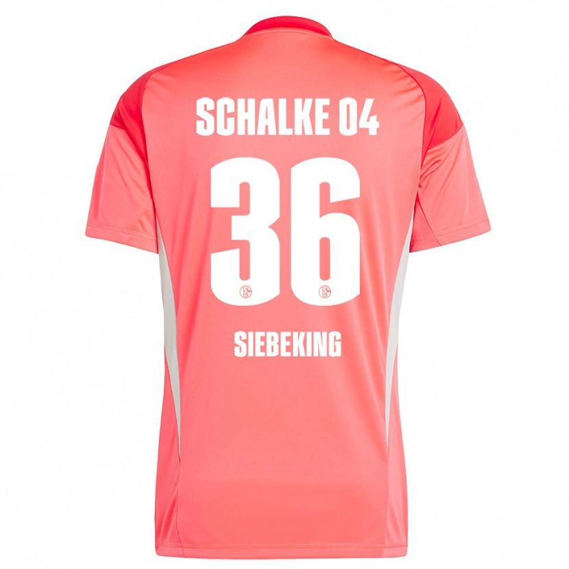 Danxen Kinder Johannes Siebeking #36 Trikot Korallenrot Torwarttrikot 2025/26 Schweiz