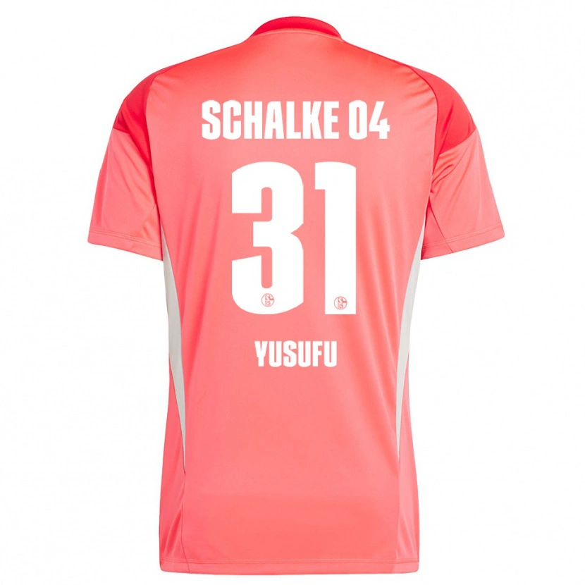 Danxen Kinder Faaris Yusufu #31 Trikot Korallenrot Torwarttrikot 2025/26 Schweiz