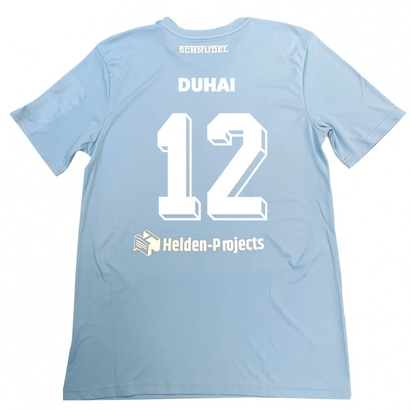 Danxen Kinder Konstantin Duhai #12 Trikot Blaugrau Torwarttrikot 2025/26 Schweiz