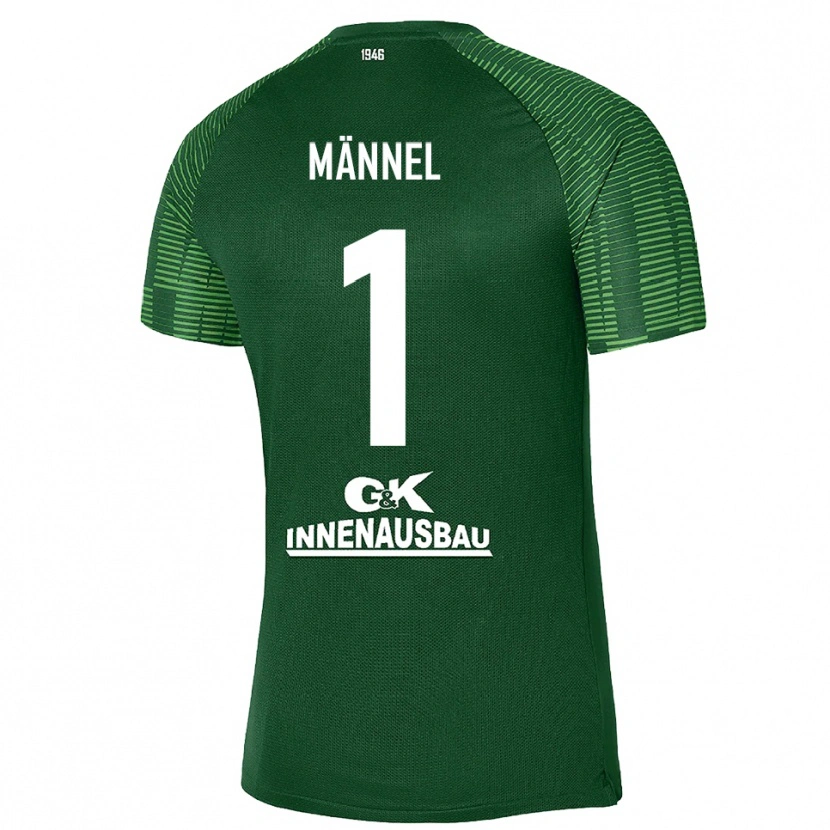 Danxen Kinder Martin Männel #1 Trikot Tiefgrün Schwarz Torwarttrikot 2025/26 Schweiz