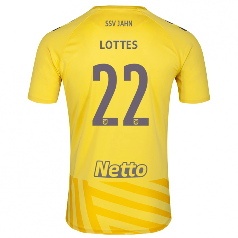 Danxen Kinder Benjamin Lottes #22 Trikot Gelb Grau Torwarttrikot 2025/26 Schweiz