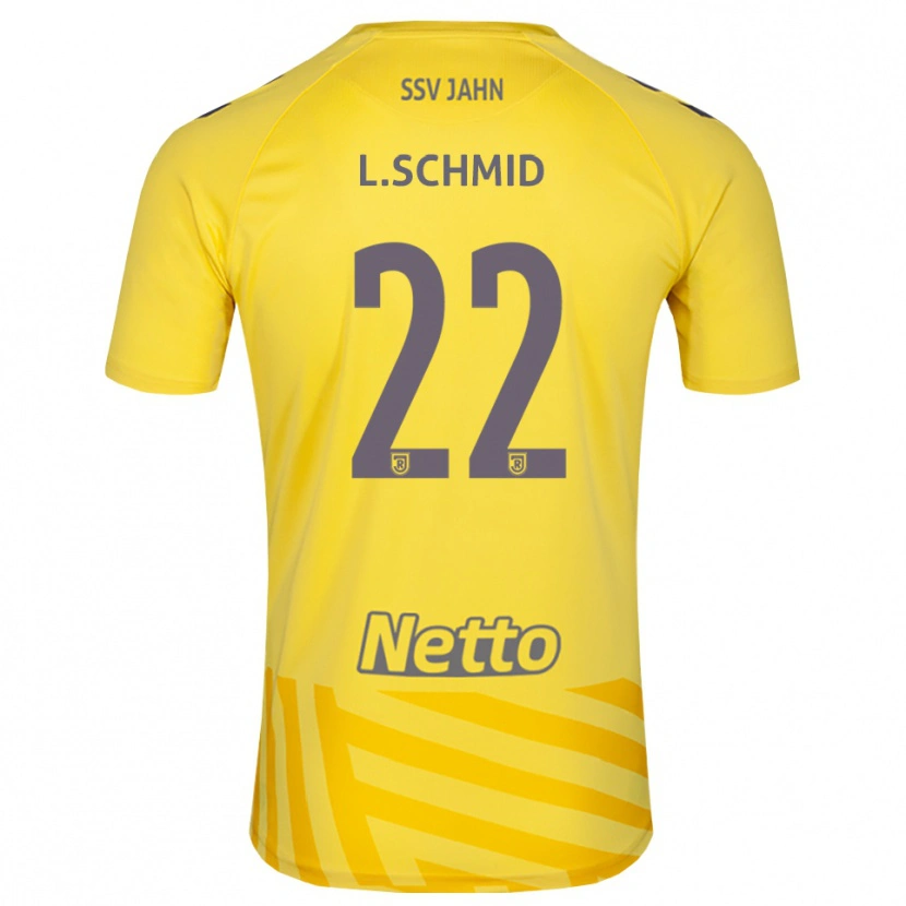 Danxen Kinder Lenny Schmid #22 Trikot Gelb Grau Torwarttrikot 2025/26 Schweiz