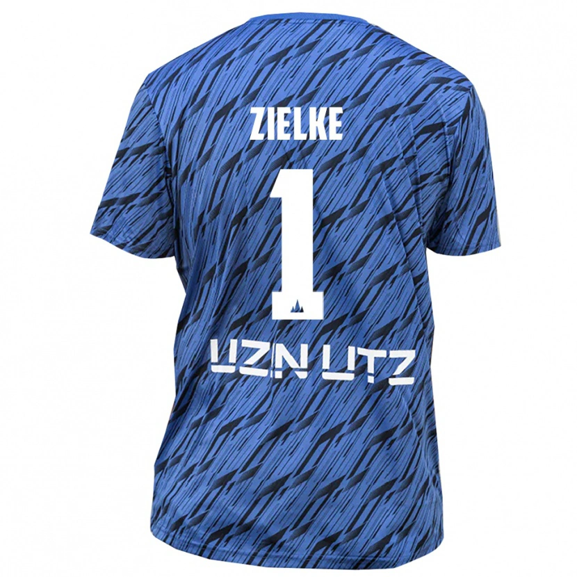 Danxen Kinder Paul Zielke #1 Trikot Königsblau Weiß Torwarttrikot 2025/26 Schweiz