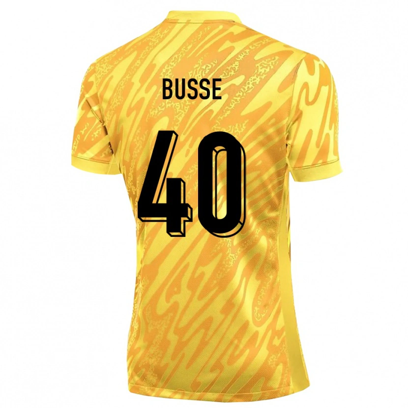 Danxen Kinder Jonah Busse #40 Trikot Gelb Orange Torwarttrikot 2025/26 Schweiz
