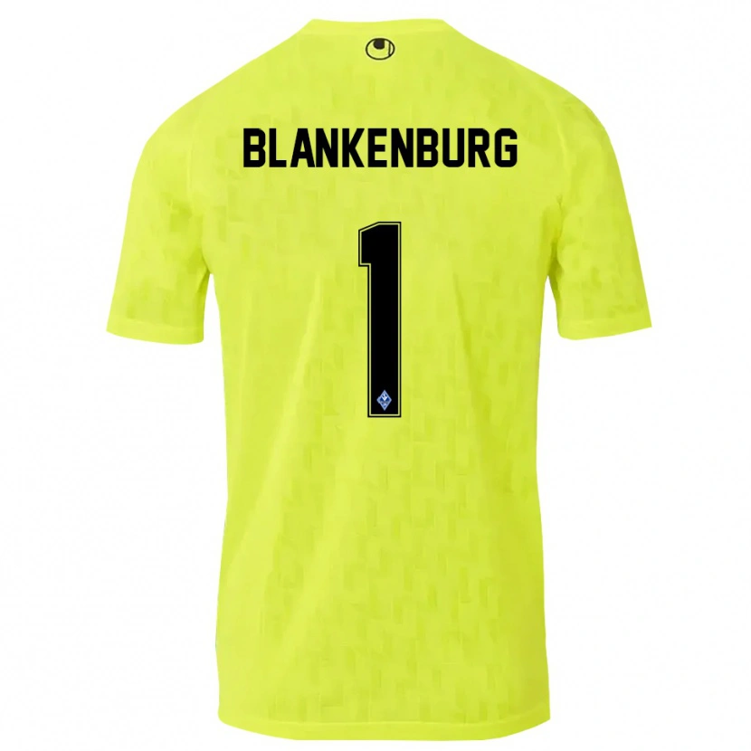 Danxen Kinder Luca Blankenburg #1 Trikot Gelb Schwarz Torwarttrikot 2025/26 Schweiz