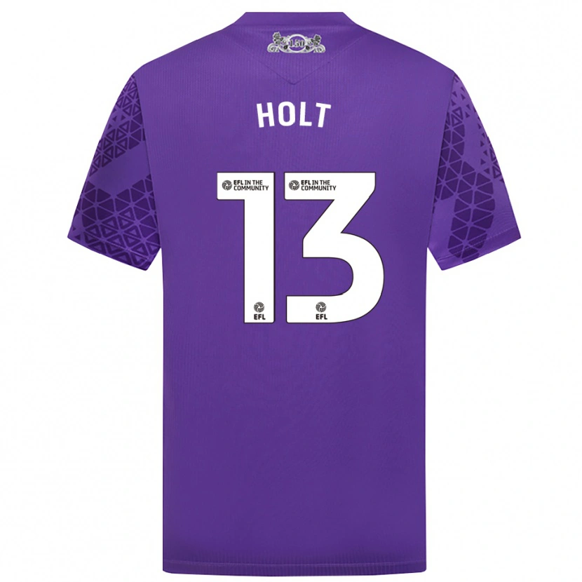 Danxen Kinder Harry Holt #13 Trikot Violett Weiß Torwarttrikot 2025/26 Schweiz