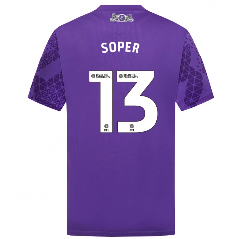 Danxen Kinder Poppy Soper #13 Trikot Violett Weiß Torwarttrikot 2025/26 Schweiz