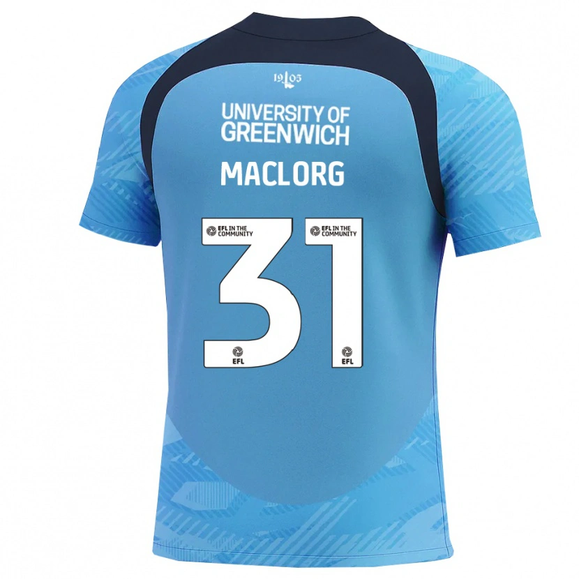 Danxen Kinder Lennon MacLorg #31 Trikot Blau Weiß Torwarttrikot 2025/26 Schweiz