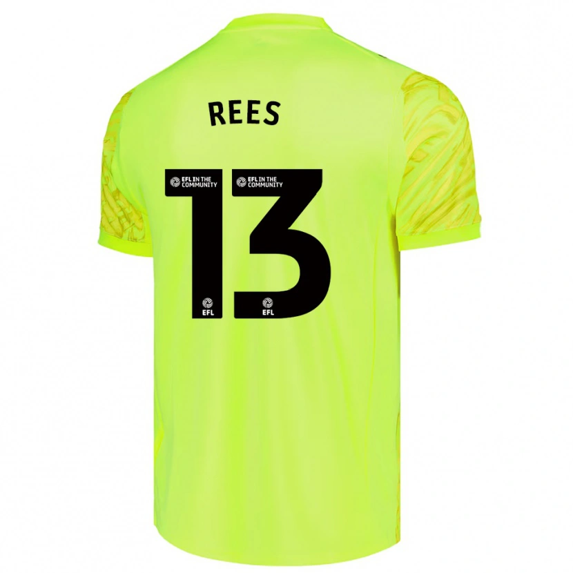Danxen Kinder Harvey Rees #13 Trikot Leuchtgrün Torwarttrikot 2025/26 Schweiz