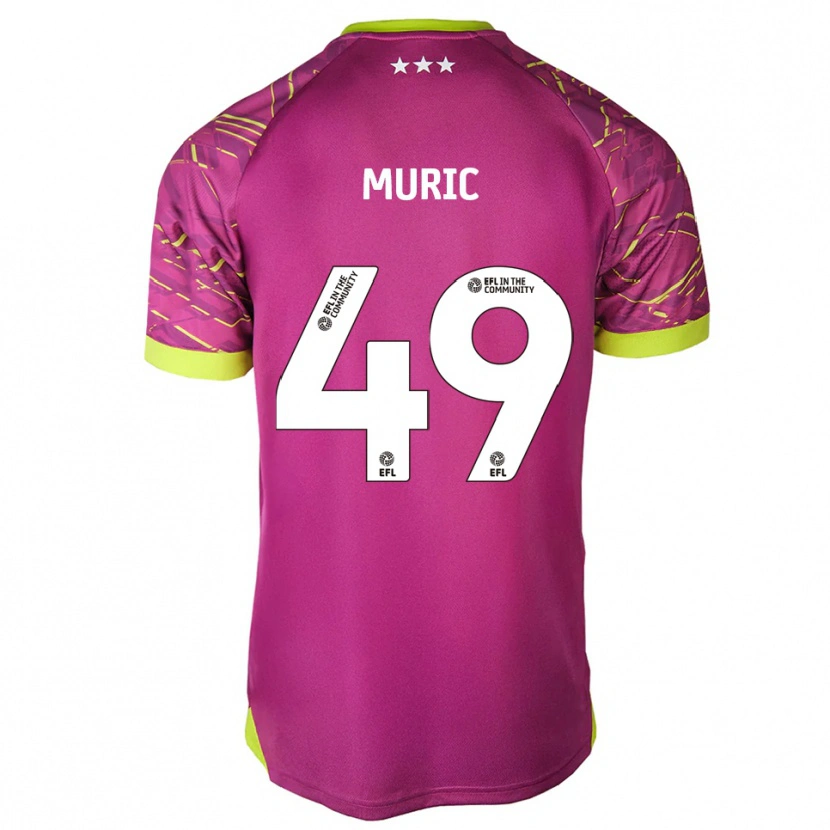 Danxen Kinder Arijanet Muric #49 Trikot Magentarot Torwarttrikot 2025/26 Schweiz