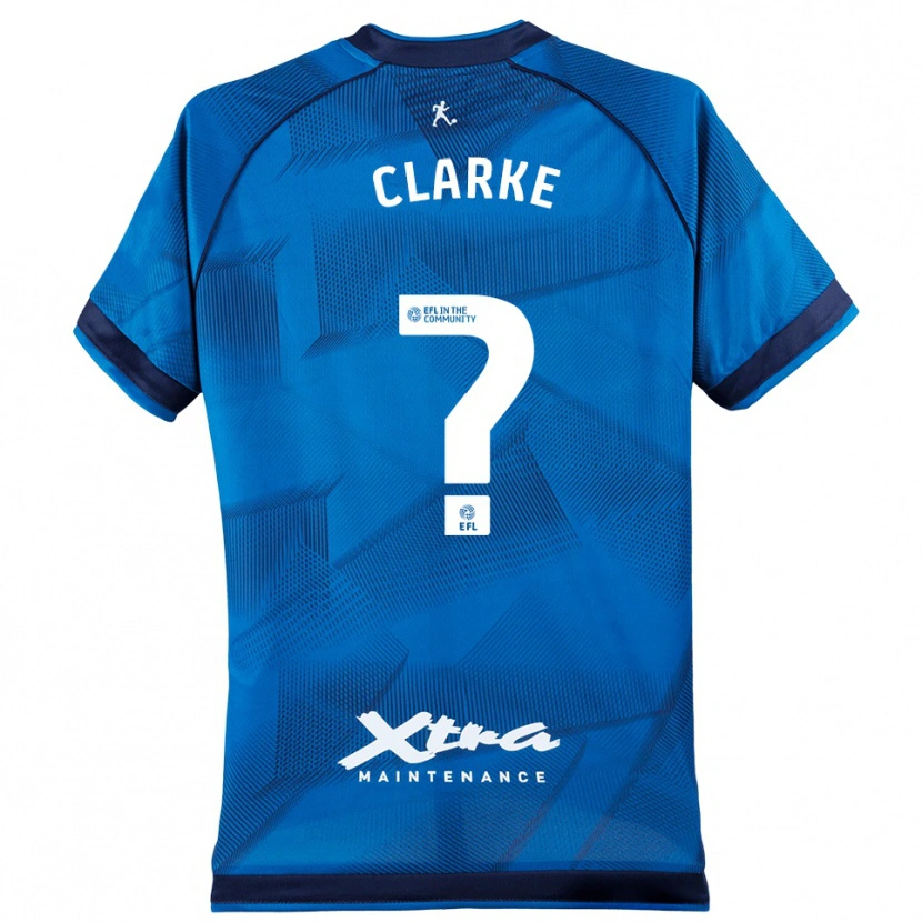 Danxen Kinder Kenny Clarke #0 Trikot Blau Weiß Torwarttrikot 2025/26 Schweiz
