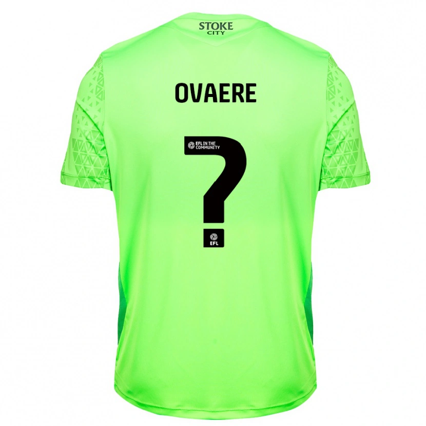 Danxen Kinder Hayden Ovaere #0 Trikot Grün Schwarz Torwarttrikot 2025/26 Schweiz