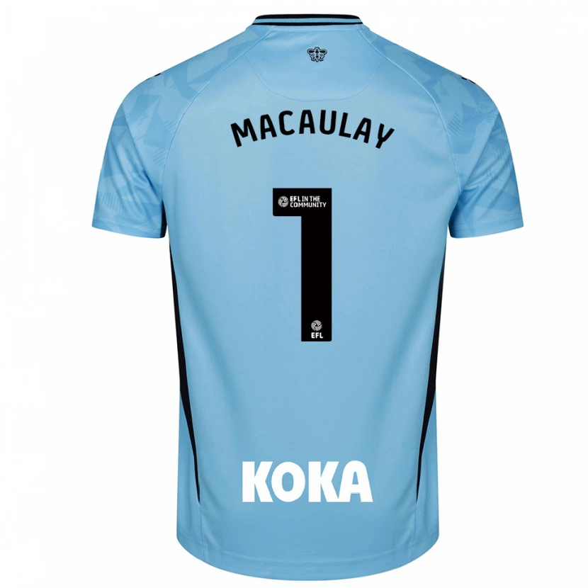 Danxen Kinder Jonathan Macaulay #1 Trikot Hellhimmelblau Torwarttrikot 2025/26 Schweiz