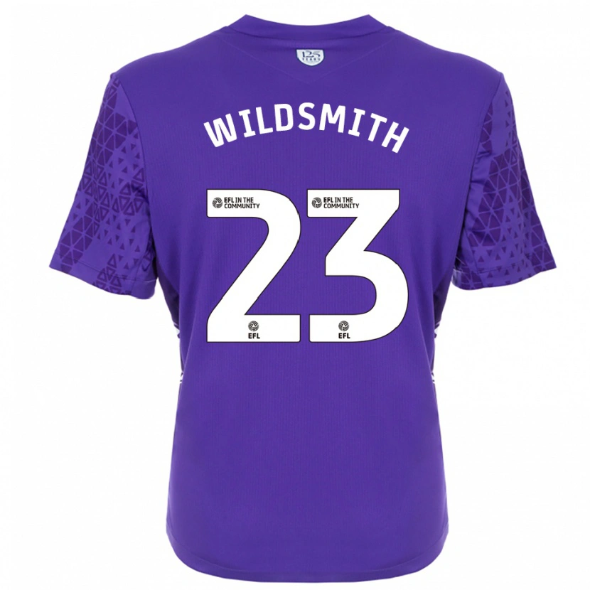 Danxen Kinder Joe Wildsmith #23 Trikot Violett Weiß Torwarttrikot 2025/26 Schweiz
