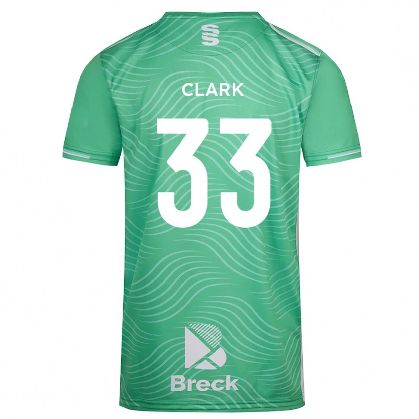 Danxen Kinder Charlie Clark #33 Trikot Mittel Türkis Torwarttrikot 2025/26 Schweiz