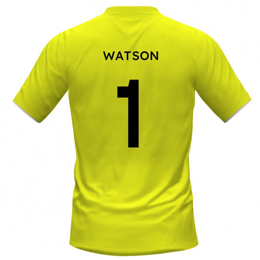 Danxen Kinder Rory Watson #1 Trikot Gelb Schwarz Torwarttrikot 2025/26 Schweiz