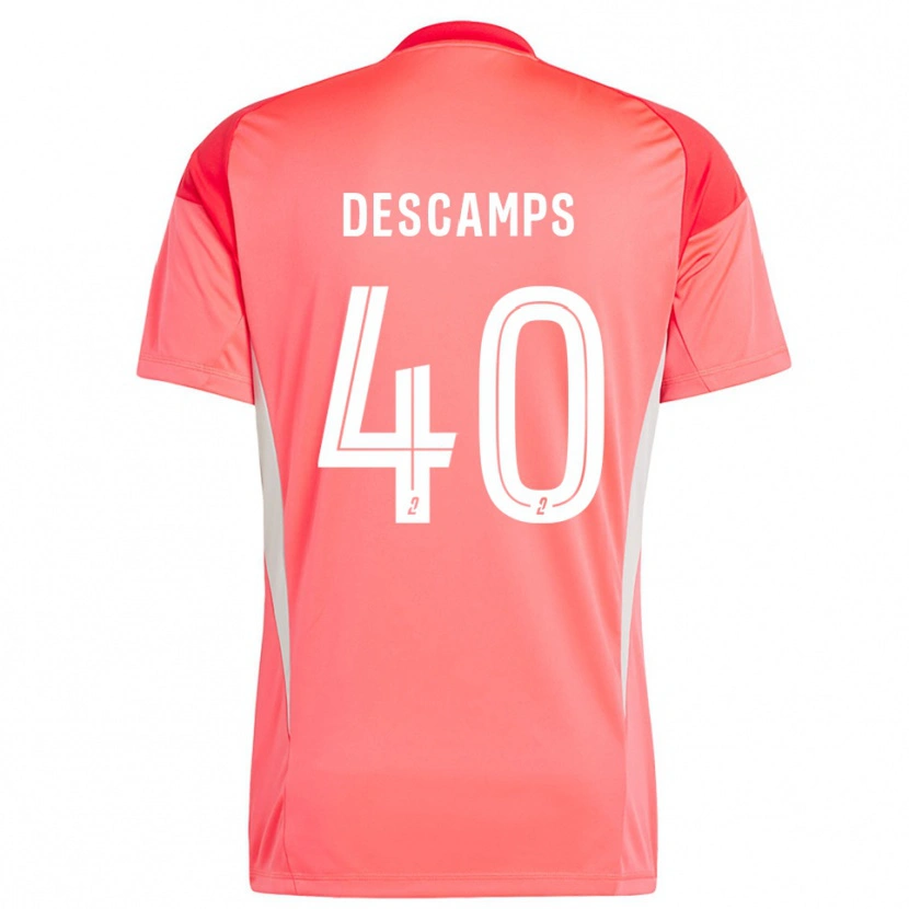 Danxen Kinder Rémy Descamps #40 Trikot Hellorange Torwarttrikot 2025/26 Schweiz