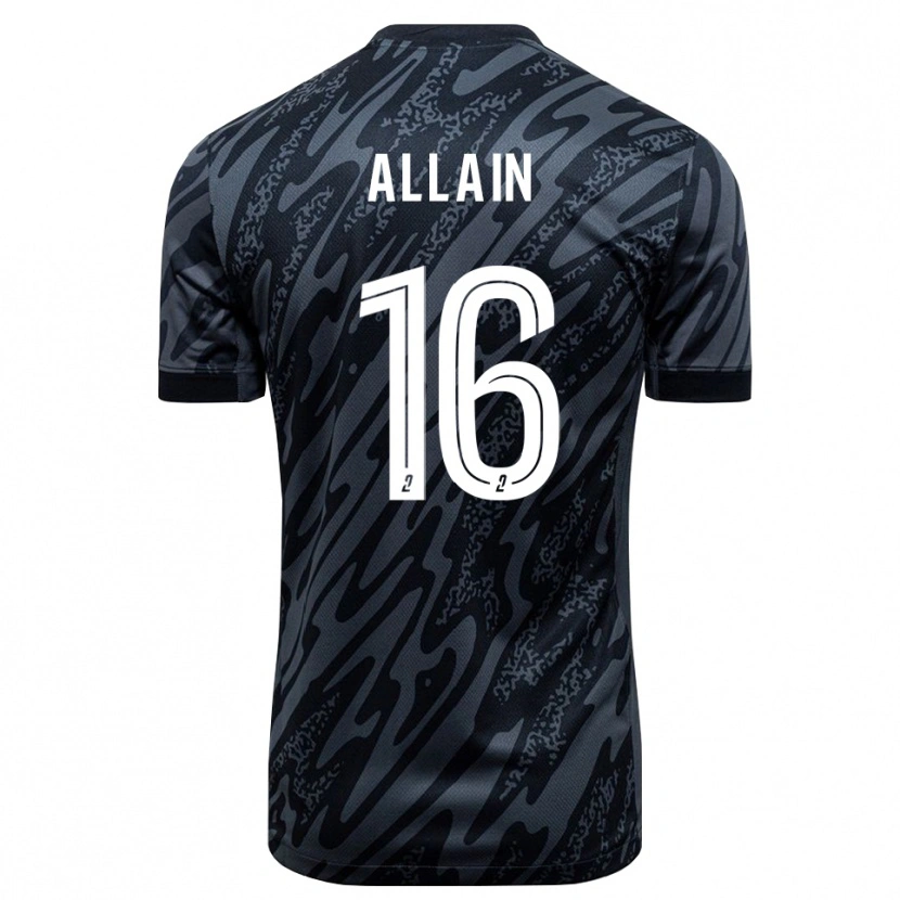 Danxen Kinder Bobby Allain #16 Trikot Grau Schwarz Torwarttrikot 2025/26 Schweiz