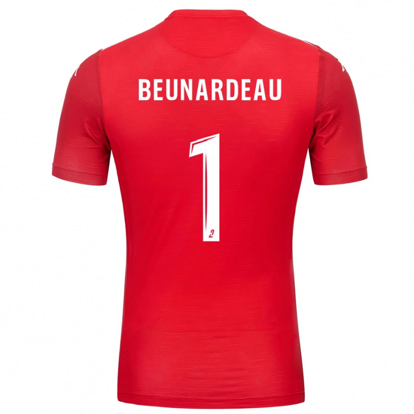 Danxen Kinder Quentin Beunardeau #1 Trikot Rot Weiß Torwarttrikot 2025/26 Schweiz