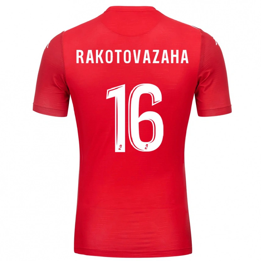 Danxen Kinder Allan Rakotovazaha #16 Trikot Rot Weiß Torwarttrikot 2025/26 Schweiz